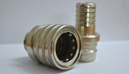 Straight thru coupling